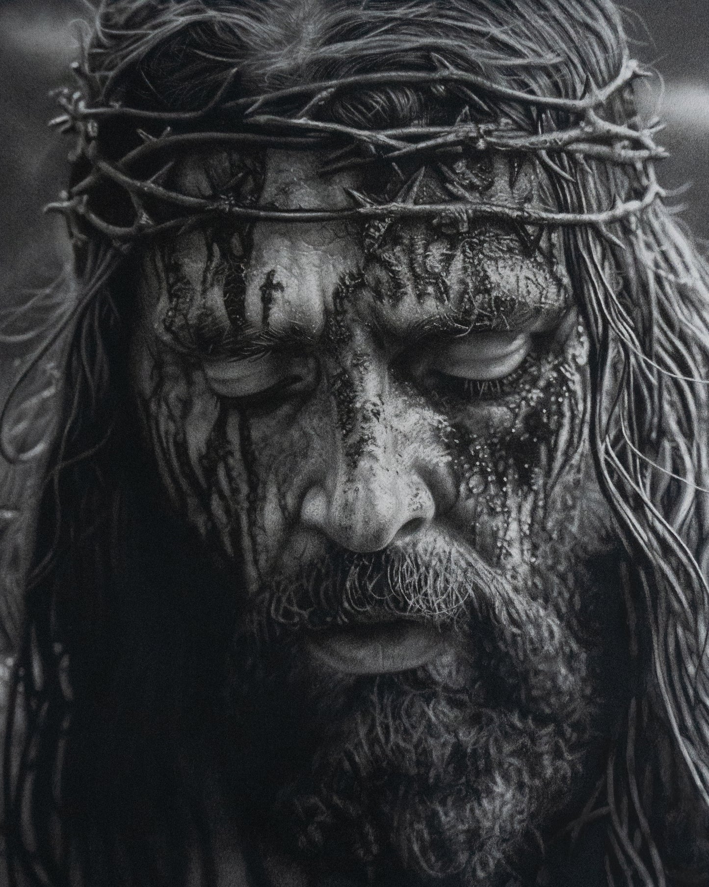 THE KING AT GOLGOTHA - print